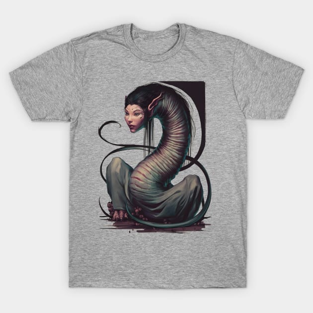 Rokurokubi Japanese Horror Yokai T-Shirt by Ravenglow